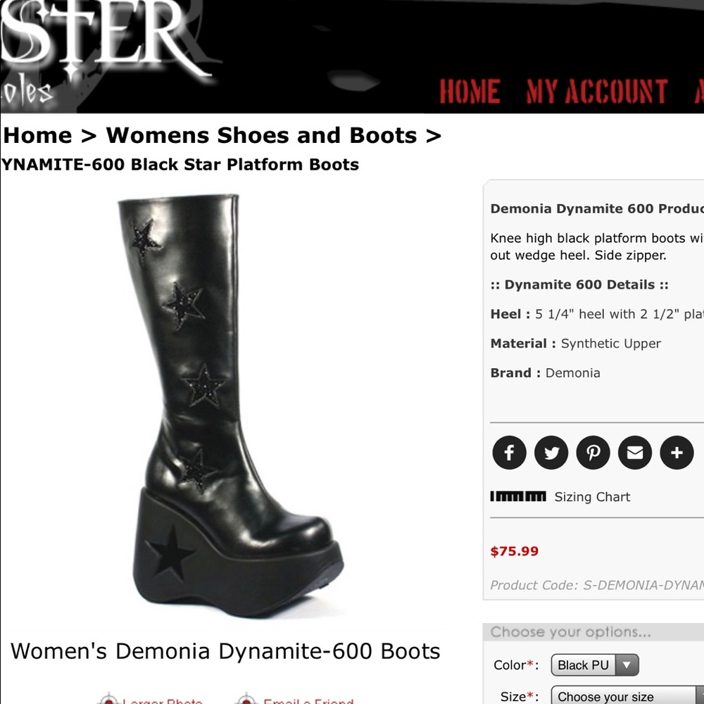 Knee high platform boots